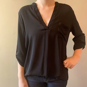 Nordstrom brand LUSH Roll Tab Sleeve Tunic